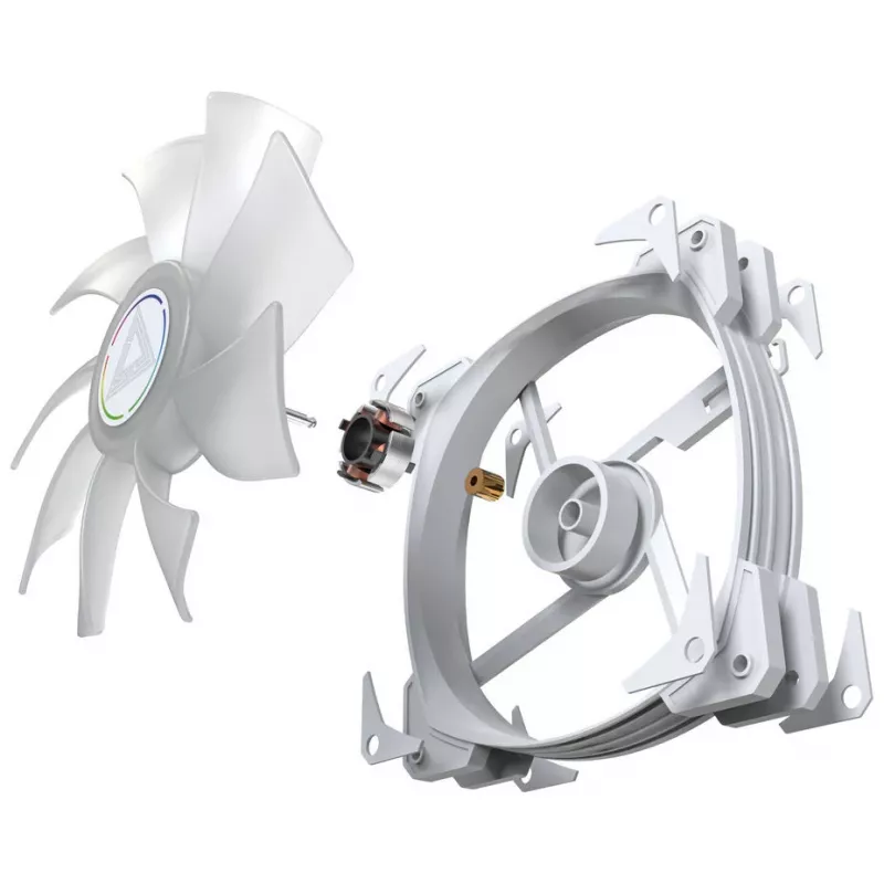 MONTECH HP140 ARGB PWM 140 mm baltas 3 vnt. komplektas