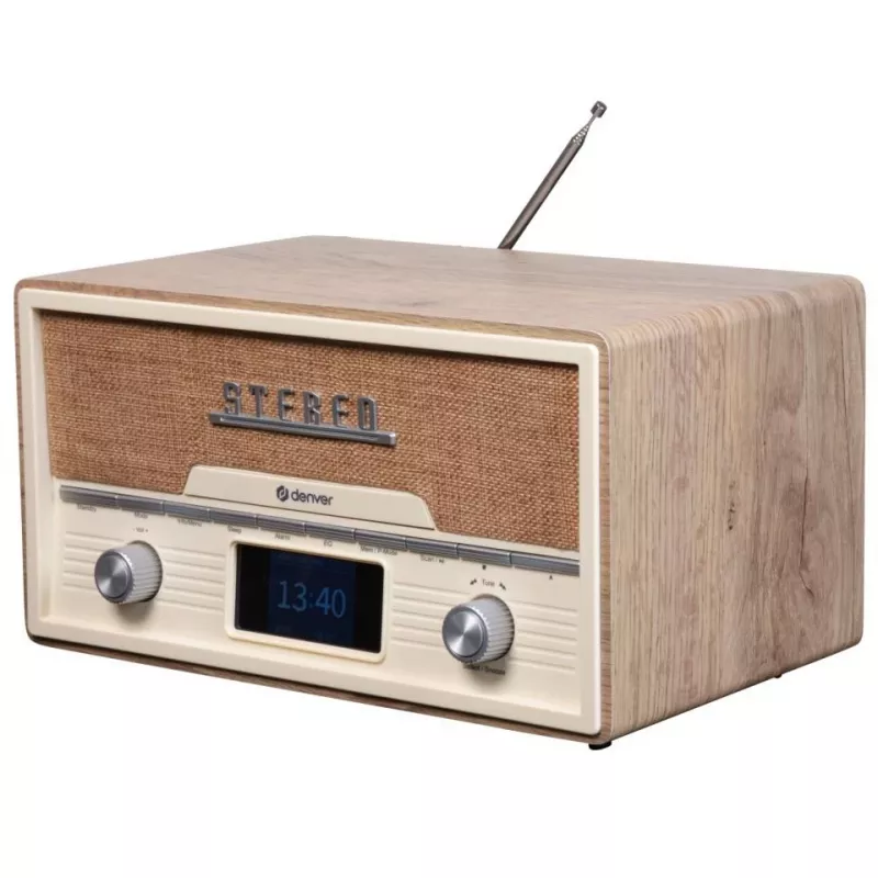 DENVER MDA-525LW medinis CD grotuvas 10W DAB+ FM