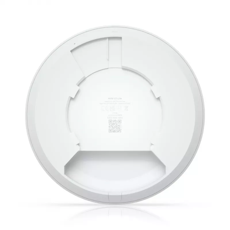 Belaidis prieigos taškas UBIQUITI U7 Lite – Dviejų juostų 2,4/5 GHz, Wi‑Fi 6 (802.11ax), 4300 Mbps, PoE, montavimas ant lubų/sienos