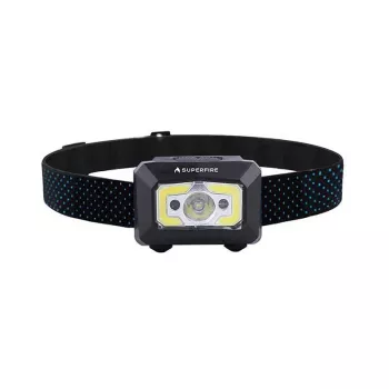 Superfire X30 priekinė lemputė, 340 lm, USB, 5 režimai, 130 m