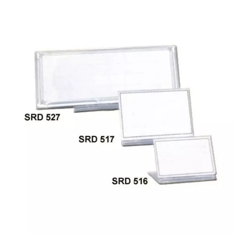 Stalo kortelė Nenurodyta SRD-527/EOL 200 x 80 mm — tuščia lentelės kortelė