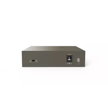 Tinklo jungiklis TENDA TEG1105P-4-63W-EU, 5x Gigabit RJ-45, 4x PoE (57,8 W bendra), 10 Gbit/s perjungimas