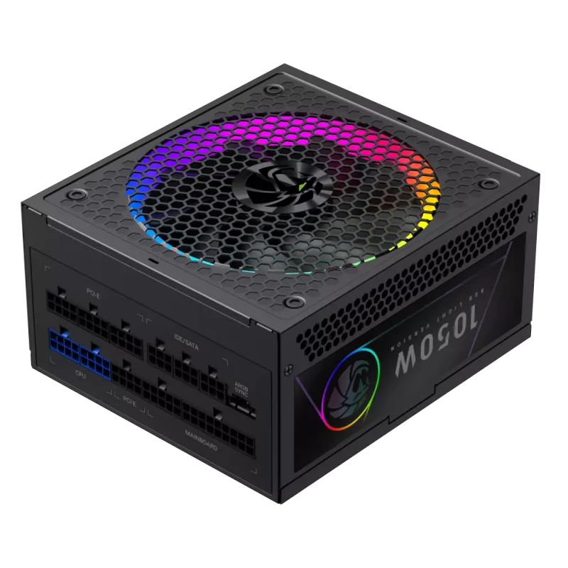 Gamemax RGB 1050G 1050 W maitinimo blokas, 80 PLUS Gold, pilnai modulinis