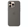 Silicone dėklas su MagSafe, iPhone 16 Pro Max, Stone Gray