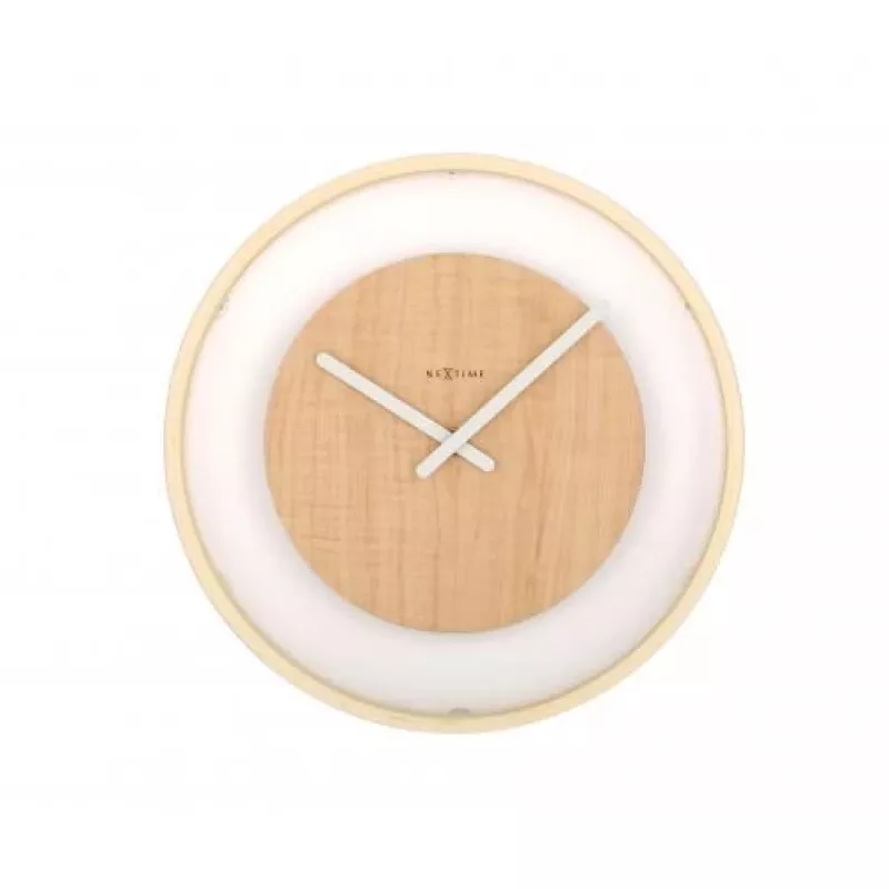 NeXtime klok 3046 Wood Loop, Ø30 cm, sieninis, medinis