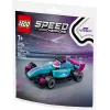 LEGO Speed Champions F1 ACADEMY Mini-Auto, konstrukcinis žaislas, polietileninis maišelis (58 dalių)