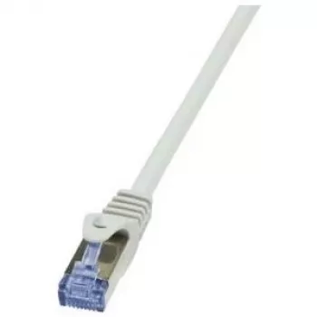 Tinklo kabelis LogiLink Cat6a S/FTP RJ-45 7,5 m pilkas