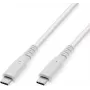 VALUE 11.99.9065 USB 3.2 Gen 2 suderinamas kabelis, USB-C į USB-C, 10 Gbit/s, 60 W, baltas, 3 m