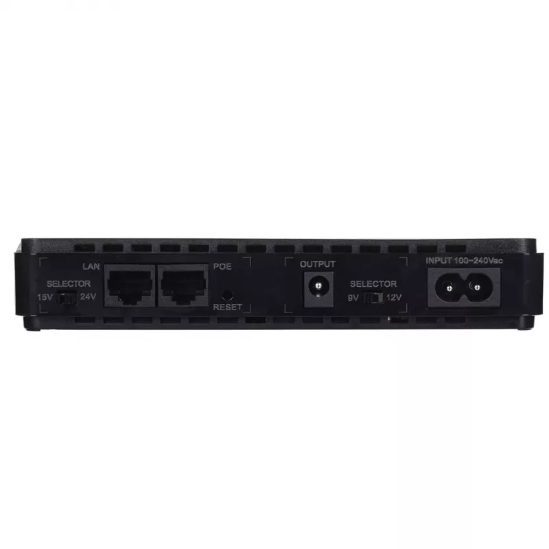 MPL Power RouterUPS-30-PoE 30 W, 100–240 V, 160×105×28 mm, juodas