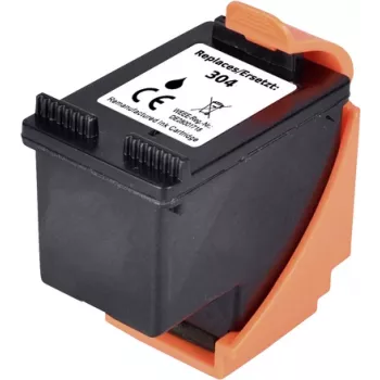 Renkforce kasetė, skirta HP 304 (N9K06AE), suderinama, juoda RF-I-HP304BK RF-5655890 (RF-5655890)