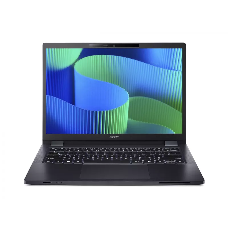 Acer TravelMate TMP414-53-G2-TCO-585Q | Nešiojamas kompiuteris | 14 colių | WUXGA | Intel Core 5 120U | 16 GB DDR5 | 256 GB SSD | Intel Iris Xe | Mėlynas