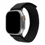 Pakeitimo nailono dirželis FIXED Sporty Strap Fixed FIXNST2-1029-BK, skirtas Apple Watch Ultra 49 mm, juodas, 160–210 mm ilgio