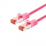 Tinklo kabelis LOGON TCR66SS070M Cat6 S/FTP (S-STP) violetinis, 7 m, RJ-45—RJ-45