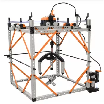 Edukacinis konstravimo rinkinys Fischertechnik Universal Ultimate 576102 — modulinės dalys mokymuisi ir prototipavimui