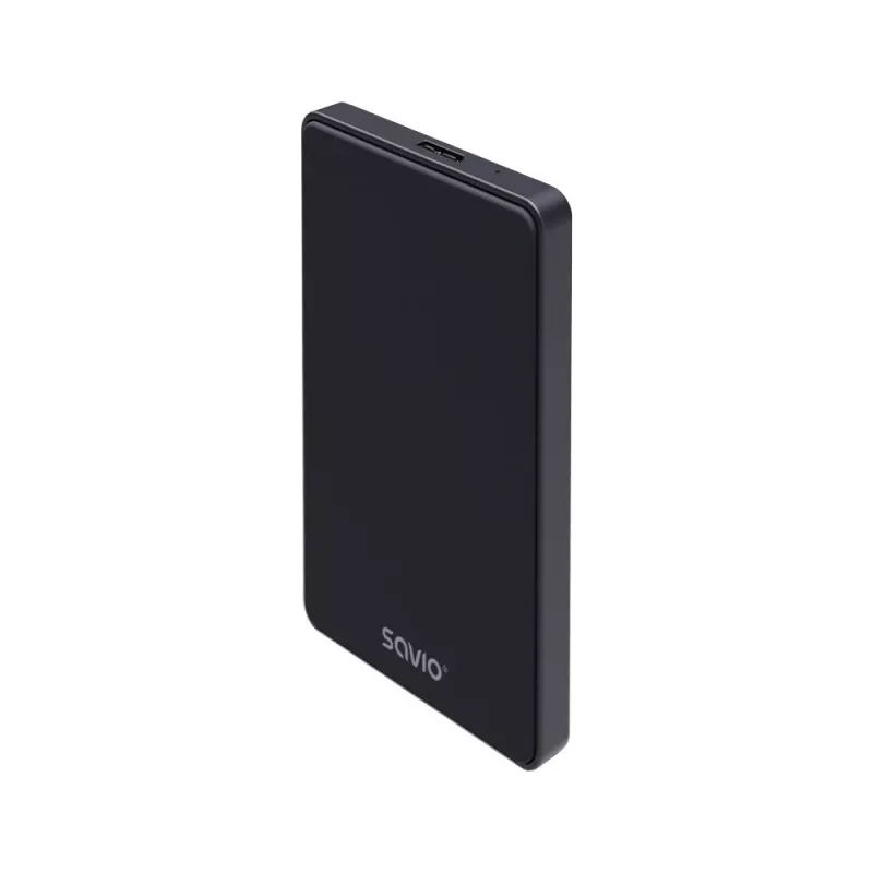 Išorinis HDD/SSD dėklas SAVIO AK-65 Juodas 2.5 colio SATA USB 3.0 5 Gbit/s Micro-USB