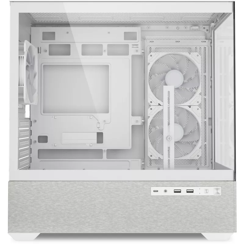 Korpusas Sharkoon MK7 ARGB mATX 2xStiklas Baltas