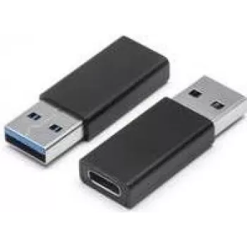 Lyties keitiklis ShiverPeaks BS14-05002 USB-A į USB-C, juodas