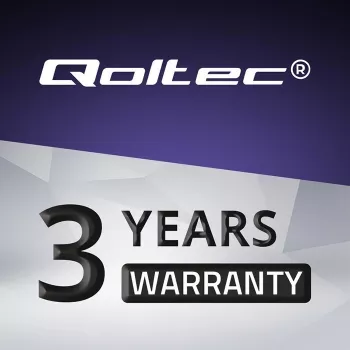 Qoltec 51025 maitinimo adapteris / keitiklis, vidaus, juodas