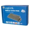 USB 2.0 stotelė LogiLink UA0141A, 4 prievadai, metalinis korpusas