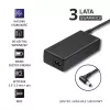 Qoltec 50090 90W maitinimo adapteris/inverteris, vidaus, juodas