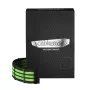 Vidinis maitinimo kabelių rinkinys CableMod CM-PCSR-FKIT-NKKLG-R, juoda/žalia, ModMesh, Corsair RMi/RMx/RM (Black Label)