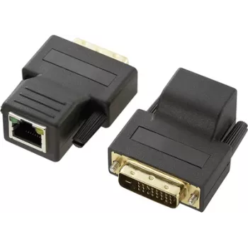 DVI prailgintuvas Renkforce 189872 – DVI signalo perdavimas iki 70 m per RJ45 kabelį
