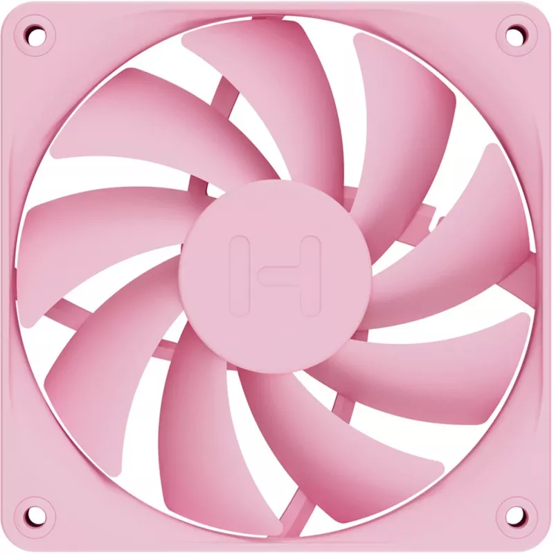 Kompiuterio aušinimo ventiliatorių rinkinys HYTE FA12-SM-4 120 mm, 1500 RPM, 72 m³/h, 1.6 mmH2O, FDB, rožinė, 4 vnt.
