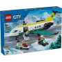 LEGO City Gelbėjimo lėktuvas 60465 – mažas gelbėjimo orlaivis, 403 detalės, 4 minifigūrėlės, nuo 6 metų