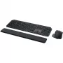 Logitech MX Keys S Combo klaviatūra ir pelė, belaidė RF + Bluetooth, QWERTZ šveicariškas išdėstymas, grafitas
