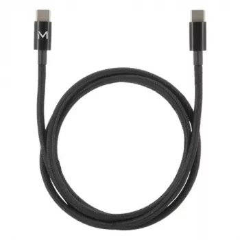 Laidas USB-C / USB-C 2m 100W minkštame maišelyje