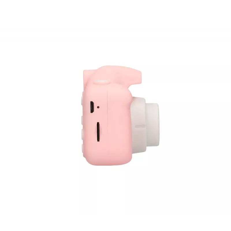 Vaikų skaitmeninis fotoaparatas Extralink H28 SINGLE PINK – rožinė/balta, nuo 3 metų