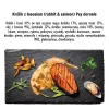 PAKA ZWIERZAKA sausas šunų ėdalas Triušis su lašiša M - suaugusiems didelių veislių šunims - 9 kg