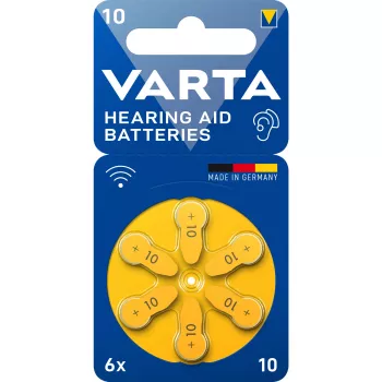 Vienkartinė baterija Varta 10 PR70 Cinkas-oras 3.5 mm aukštis 5.8 mm skersmuo