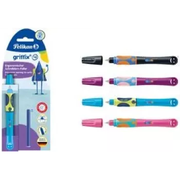 Parker stiliaus automatinis pieštukas Pelikan griffix® dešiniarankiams – Sweet Berry – mėlynas – plastikas – nerūdijantis plienas – šratinukas (820325)