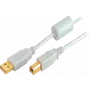 USB kabelis USB 2.0 ShiverPeaks BS77022 1,8 m pilkas
