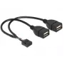 Vidinis USB kabelis DeLOCK 83292 0,2 m Motina-Motina
