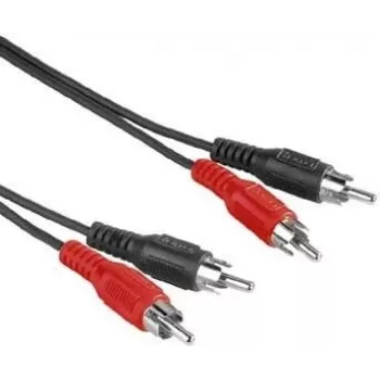 Hama 00030457 garso signalo kabelis, 2x RCA kištukai į 2x RCA kištukus