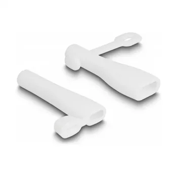 DeLOCK dulkių dangtelis USB Type-A kištukui ir USB Type-C kištukui rinkinys 2 vnt. baltas