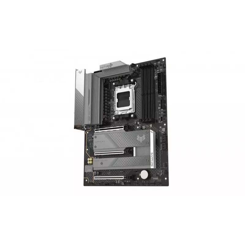 Motininė plokštė Sapphire NITRO+ B850A WIFI 7 AMD B850 Socket AM5 micro ATX, DDR5, 4 DIMM, 256GB, Wi‑Fi 7, 2.5GbE