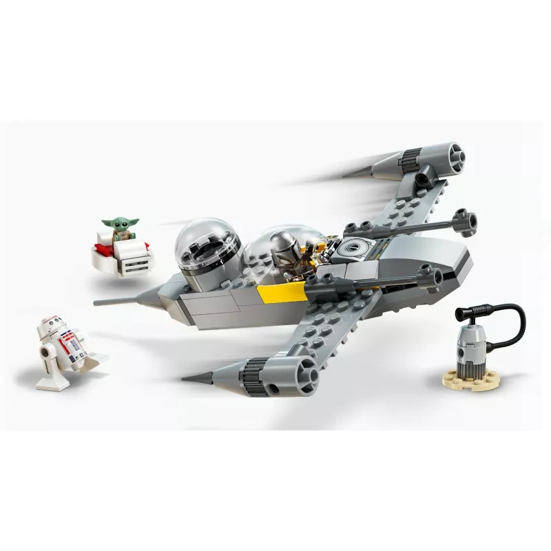 LEGO Star Wars rinkinys 75410 N-1 žvaigždžių naikintuvas, 92 detalės, minifigūrėlės Mando ir Grogu