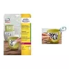Avery Zweckform - Polyester, Polyethylenterephthalat (PET) - matt - stark klebend - beschichtet - weiß - 30 mm rund 960 Etikett(en) (20 Bogen x 48) Et