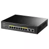 Cudy GS1010PE tinklo jungiklis Gigabit Ethernet 10 prievadų PoE juodas