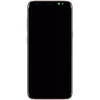Priekinis LCD modulis Samsung Galaxy S8 SM-G950F, rožinis ekranas