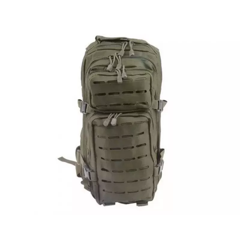 Taktinė kuprinė GFC Assault Pack GFT Olive Green GFT-20-008352, 25 L, nailonas, lazeriu pjaustyta, 450×210×200 mm