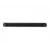 Paskirstymo dėžė šviesolaidinei 1U 24xSC Simplex / 24xLC Duplex Rack 19 inch juoda