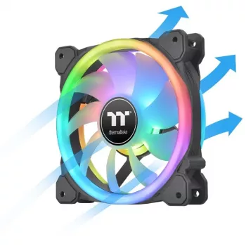 Ventiliatorius Thermaltake SWAFAN 14 RGB 14 cm Juodas 500-2000 RPM