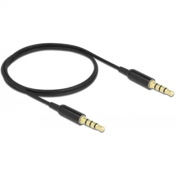Garso kabelis DeLOCK 66075 0,5 m 3,5 mm juodas