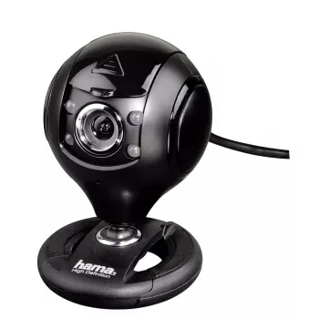 Hama 00053950 internetinė kamera 1.3 MP 1280 x 1024 pikseliai USB 2.0 Juoda