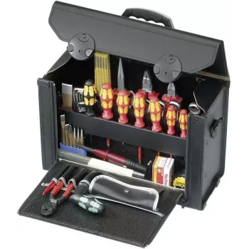 Parat TOP-LINE Allround CP-7 juoda odinė dėžutė įrankiams 415x165x275 mm (14000581)