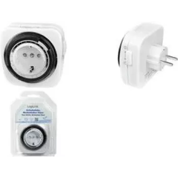 Logilink Laikmatis Jungiklis, mechaninis, 230V AC, 50Hz, 16(2)A, 3680W (ET0011)